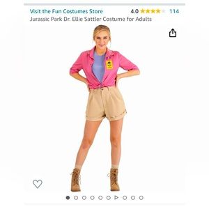 Jurassic Park Dr. Ellie Sattler Costume